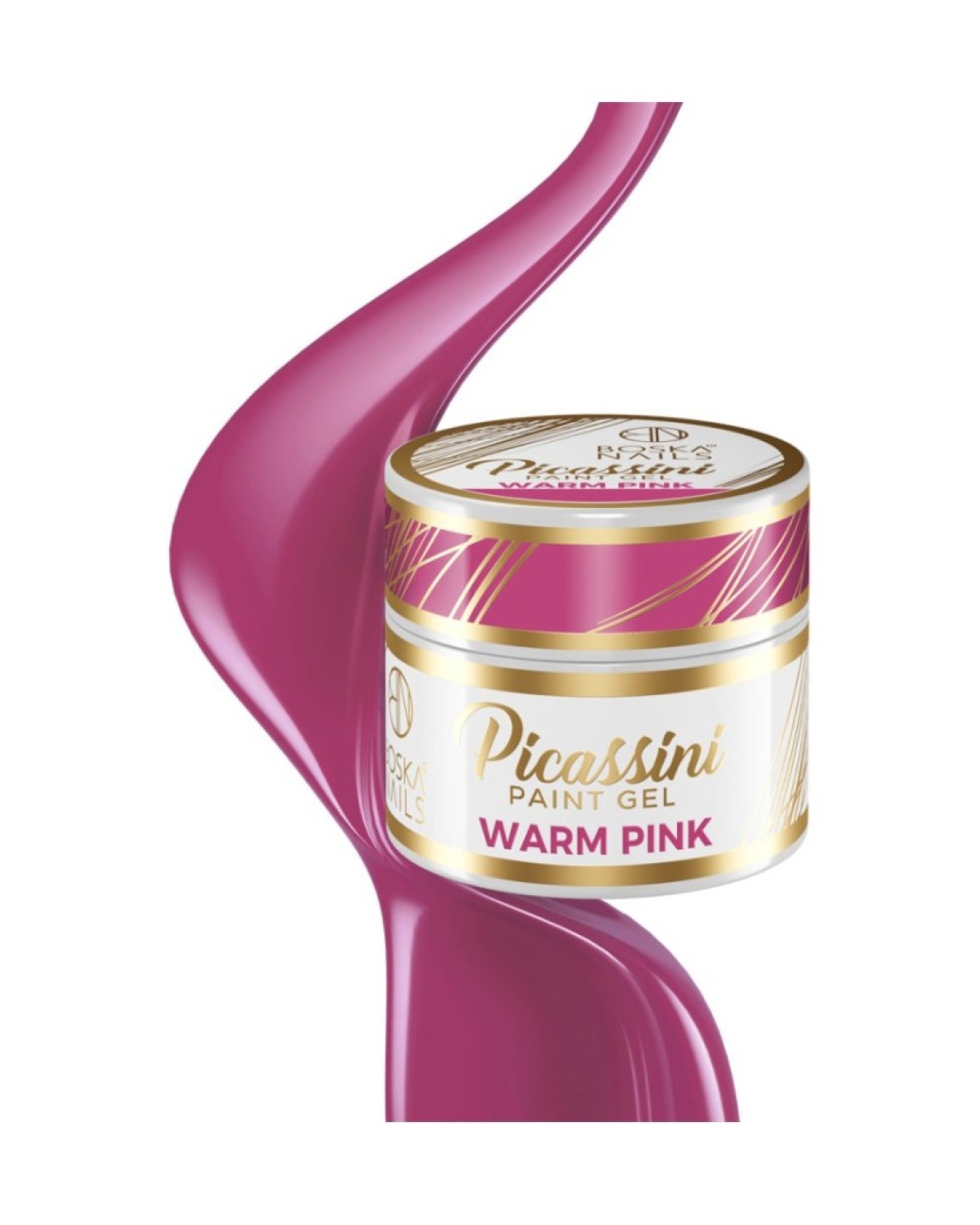 Picassini Paint Gel WARM PINK  5 ml - producto profesional de uñas en Canarias