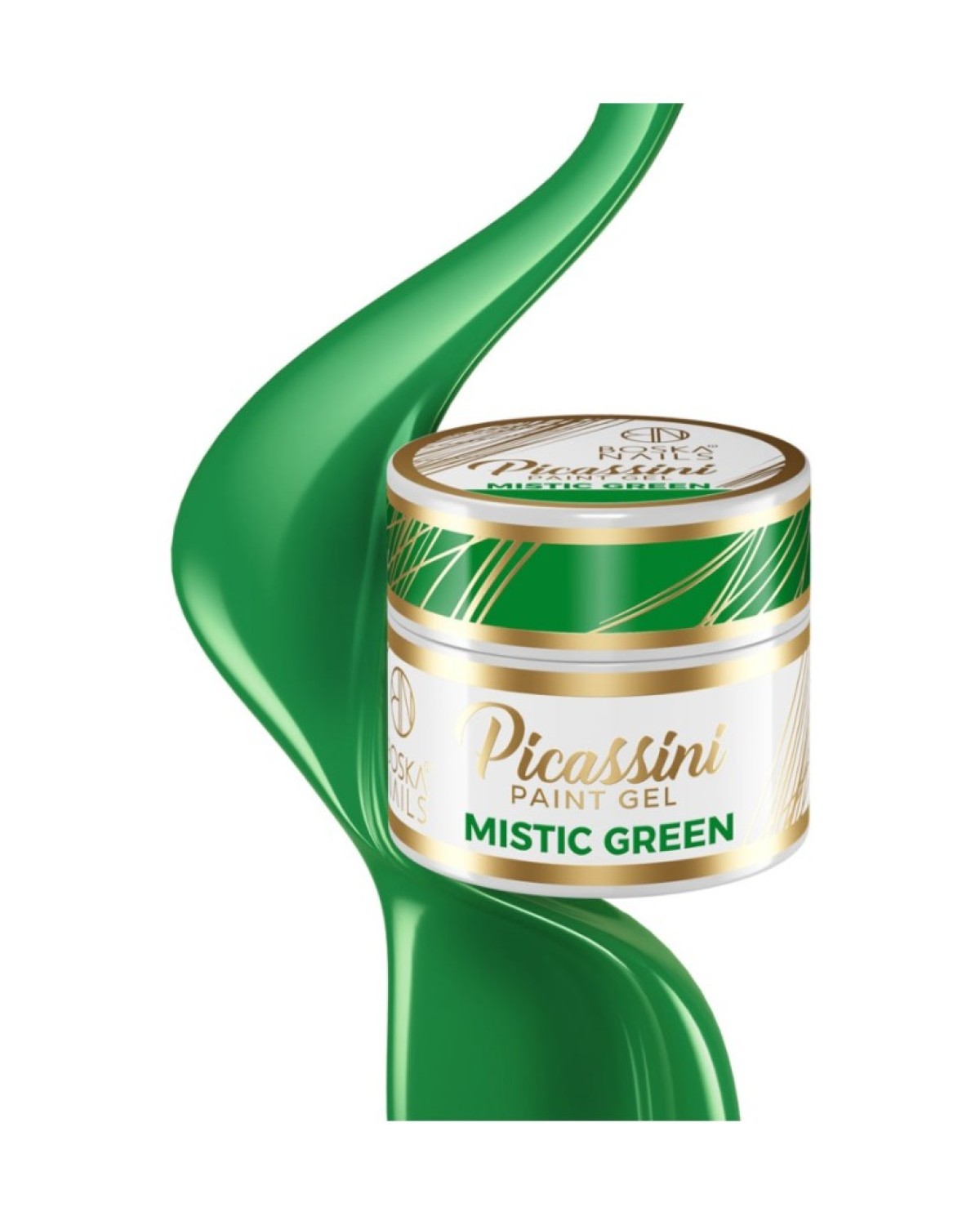 Picassini Paint Gel MISTIC GREEN  5 ml - producto profesional de uñas en Canarias