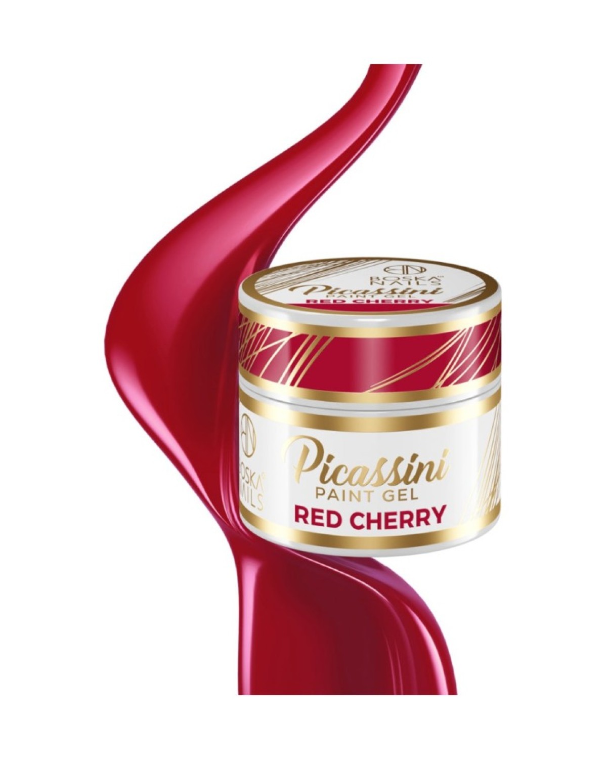 Picassini Paint Gel RED CHERRY 5 ml - producto profesional de uñas en Canarias