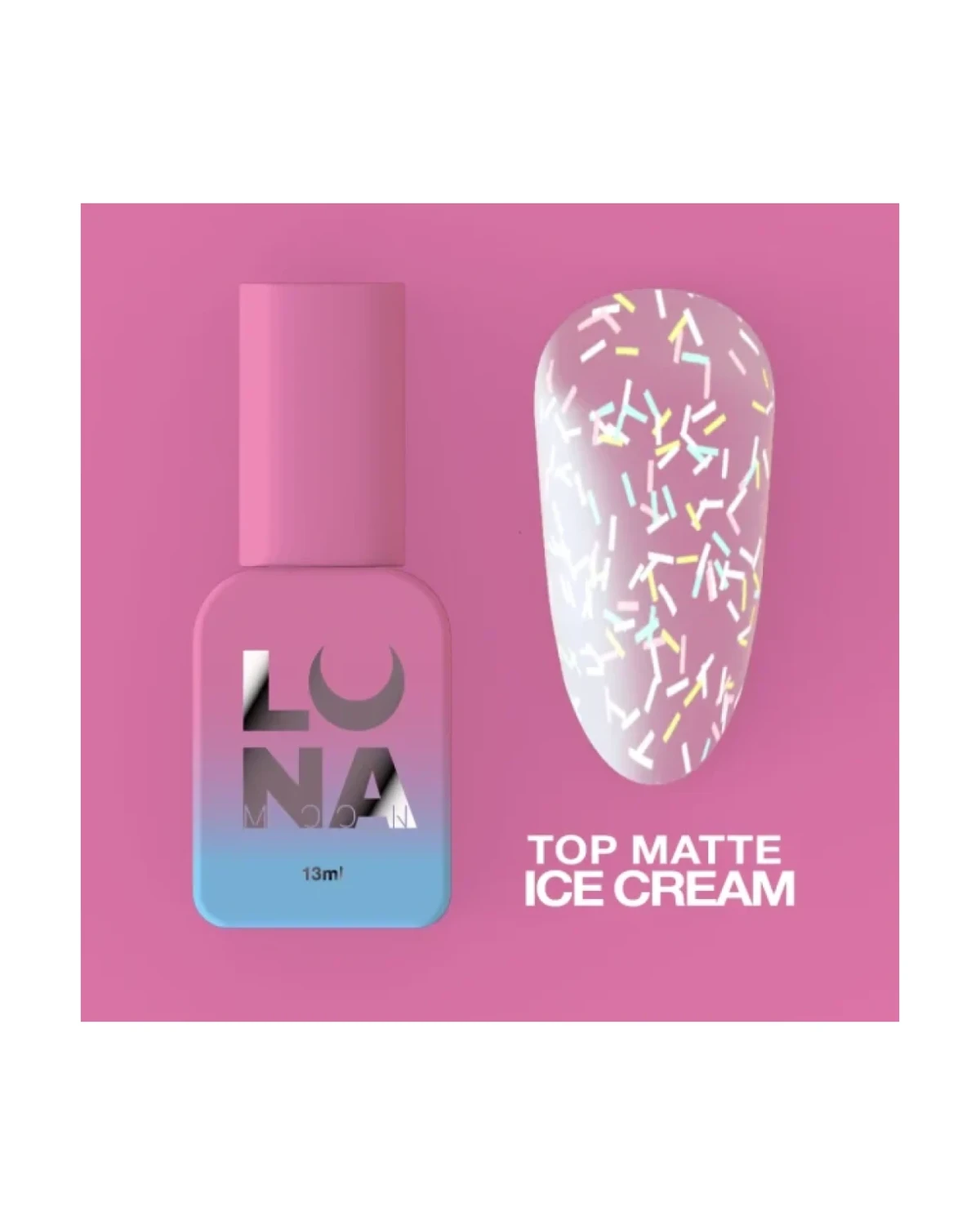 Top Matte Ice Cream 13ml - producto profesional de uñas en Canarias