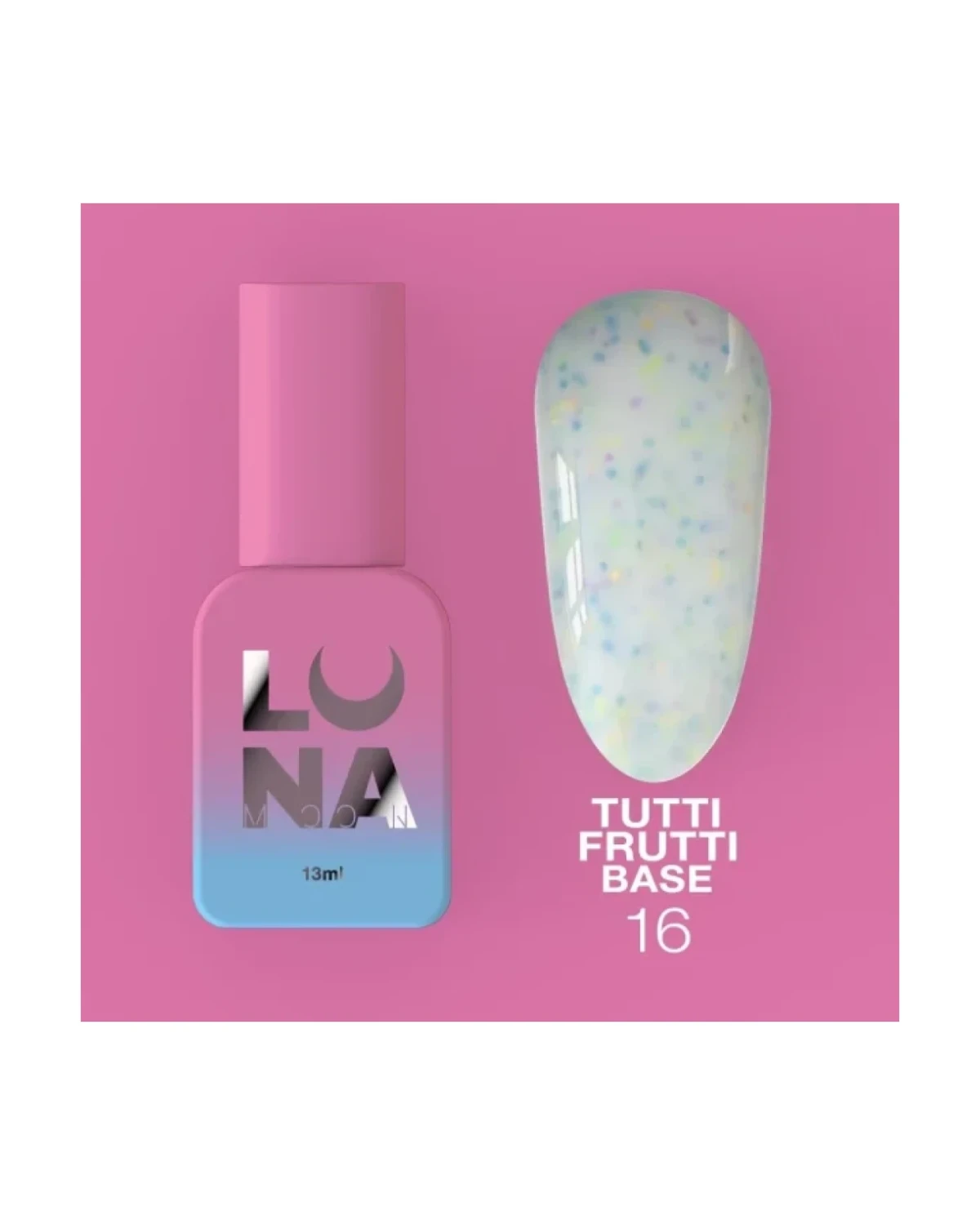 Tutti Frutti Base nr16 13ml - producto profesional de uñas en Canarias