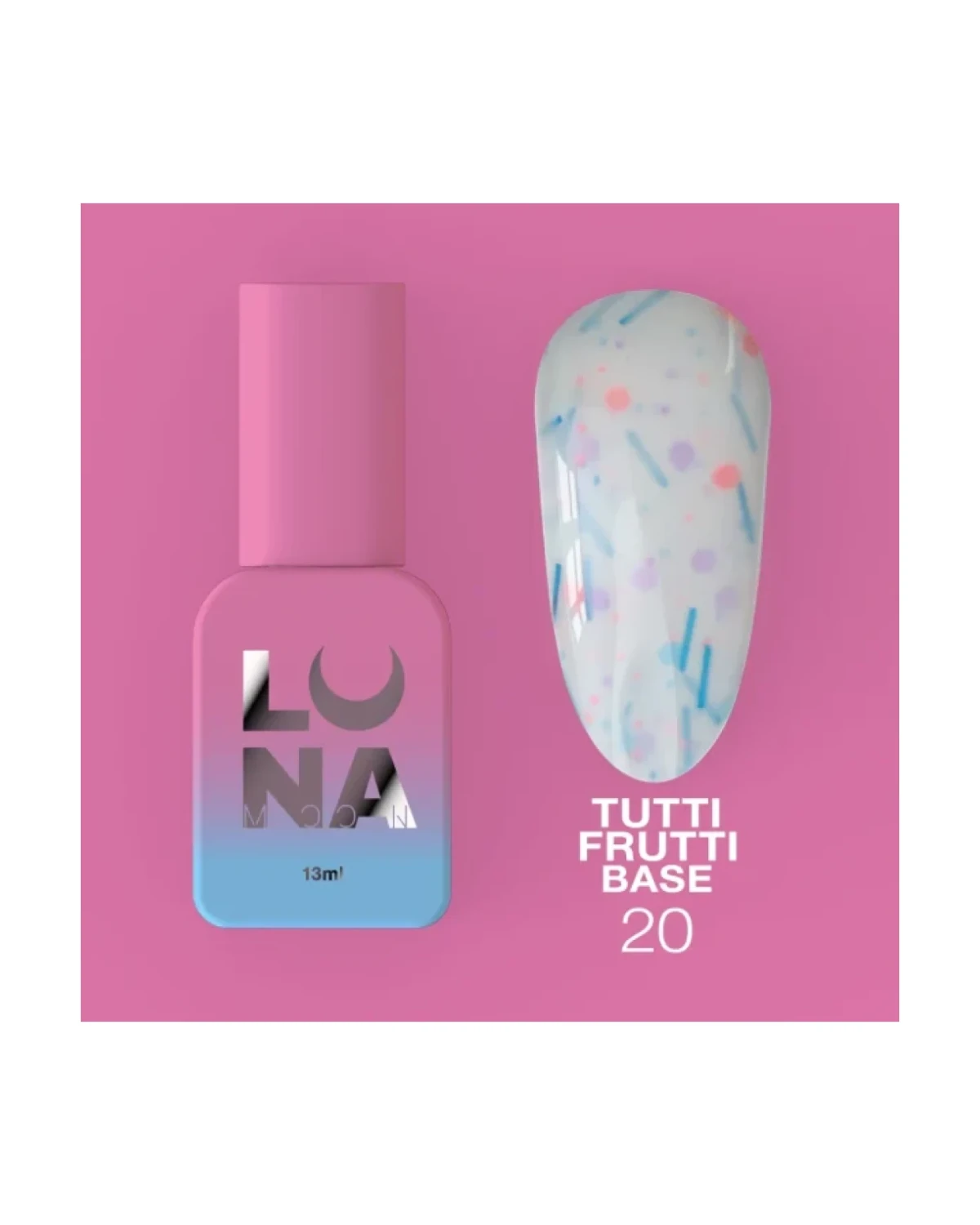 Tutti Frutti Base nr20 13ml - producto profesional de uñas en Canarias