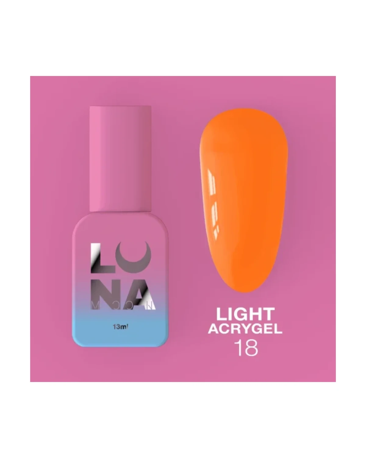 Light Acrygel nr18 13ml - producto profesional de uñas en Canarias