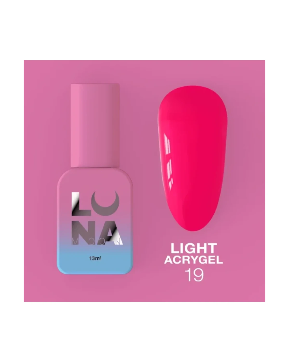 Light Acrygel nr19 13ml - producto profesional de uñas en Canarias