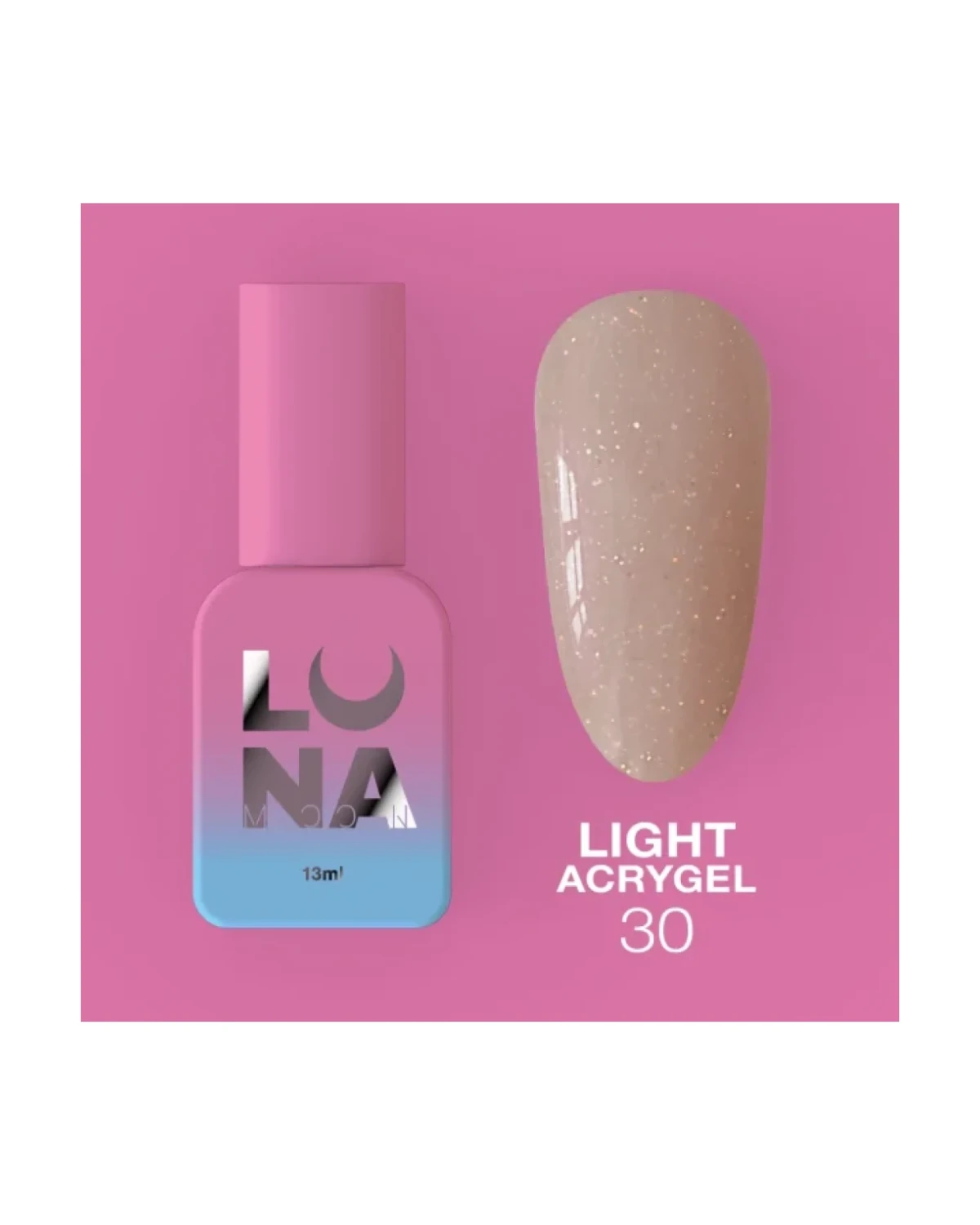 Light Acrygel nr30 13ml - producto profesional de uñas en Canarias
