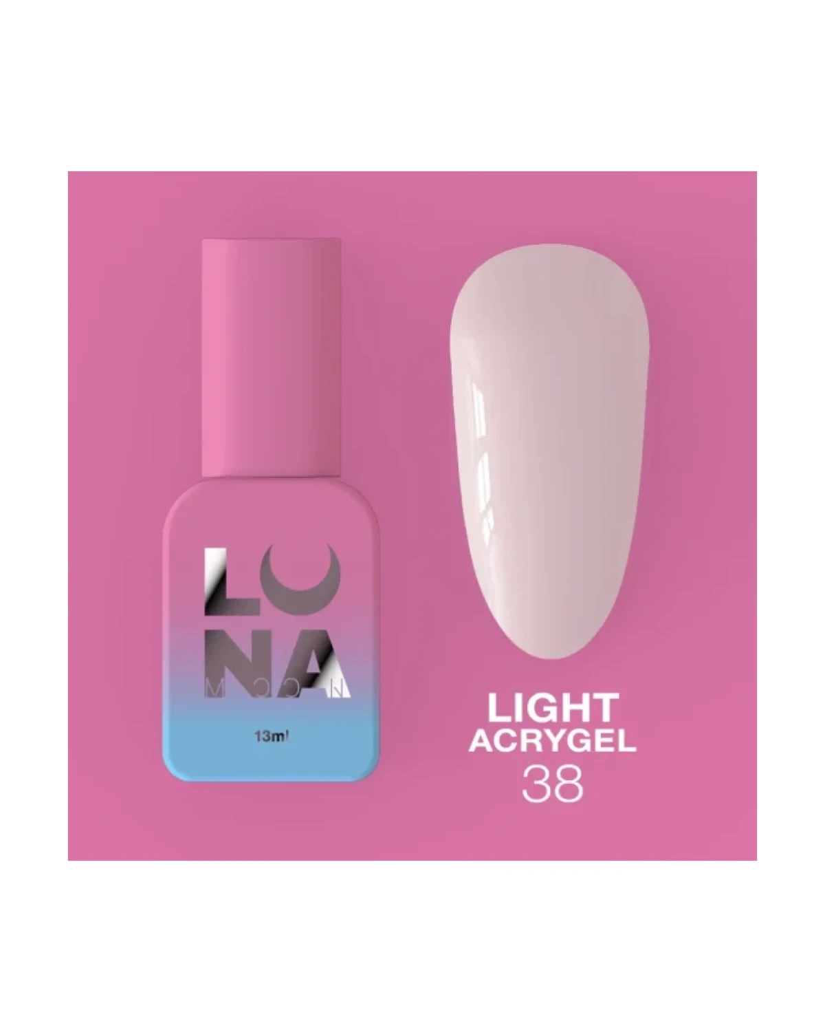 Light Acrygel nr38 13ml - producto profesional de uñas en Canarias