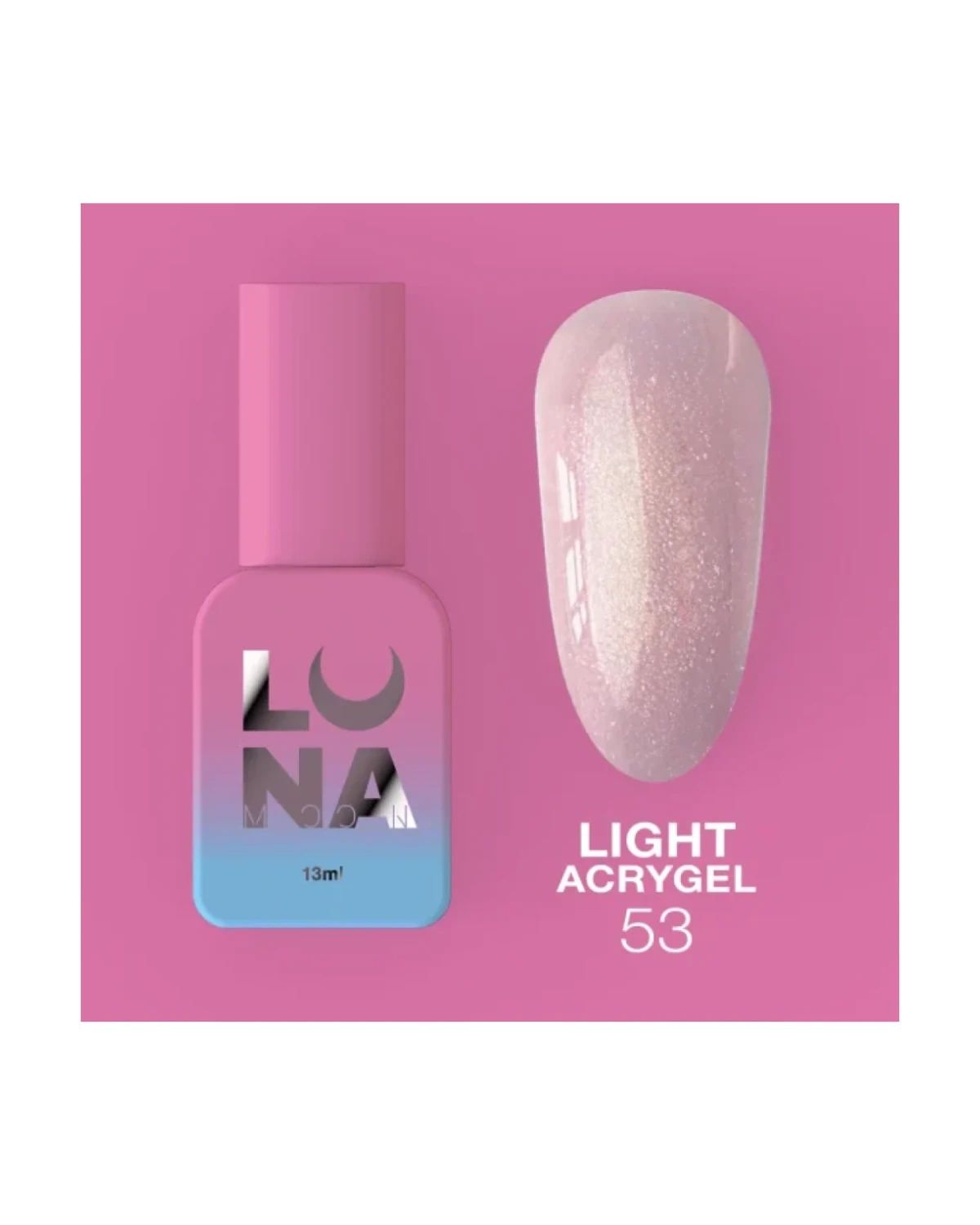 Light Acrygel nr53 13ml - producto profesional de uñas en Canarias