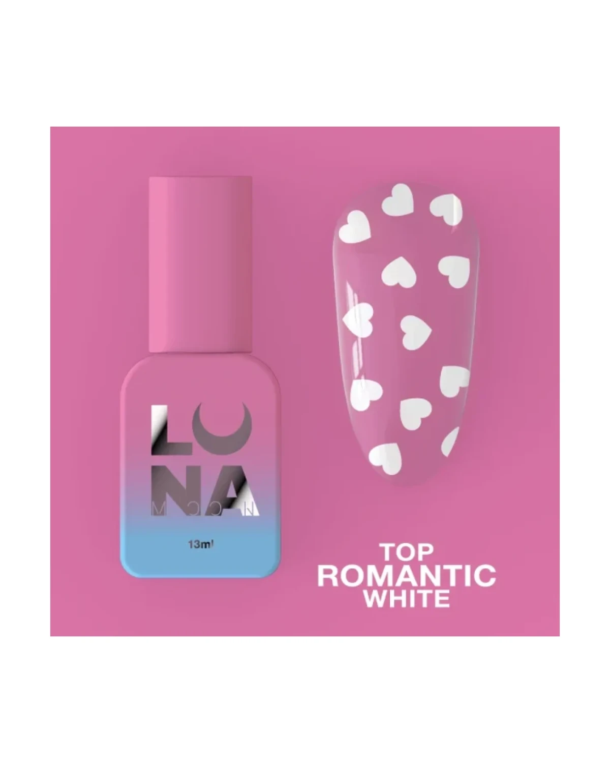 Top Romantic White 13ml - producto profesional de uñas en Canarias