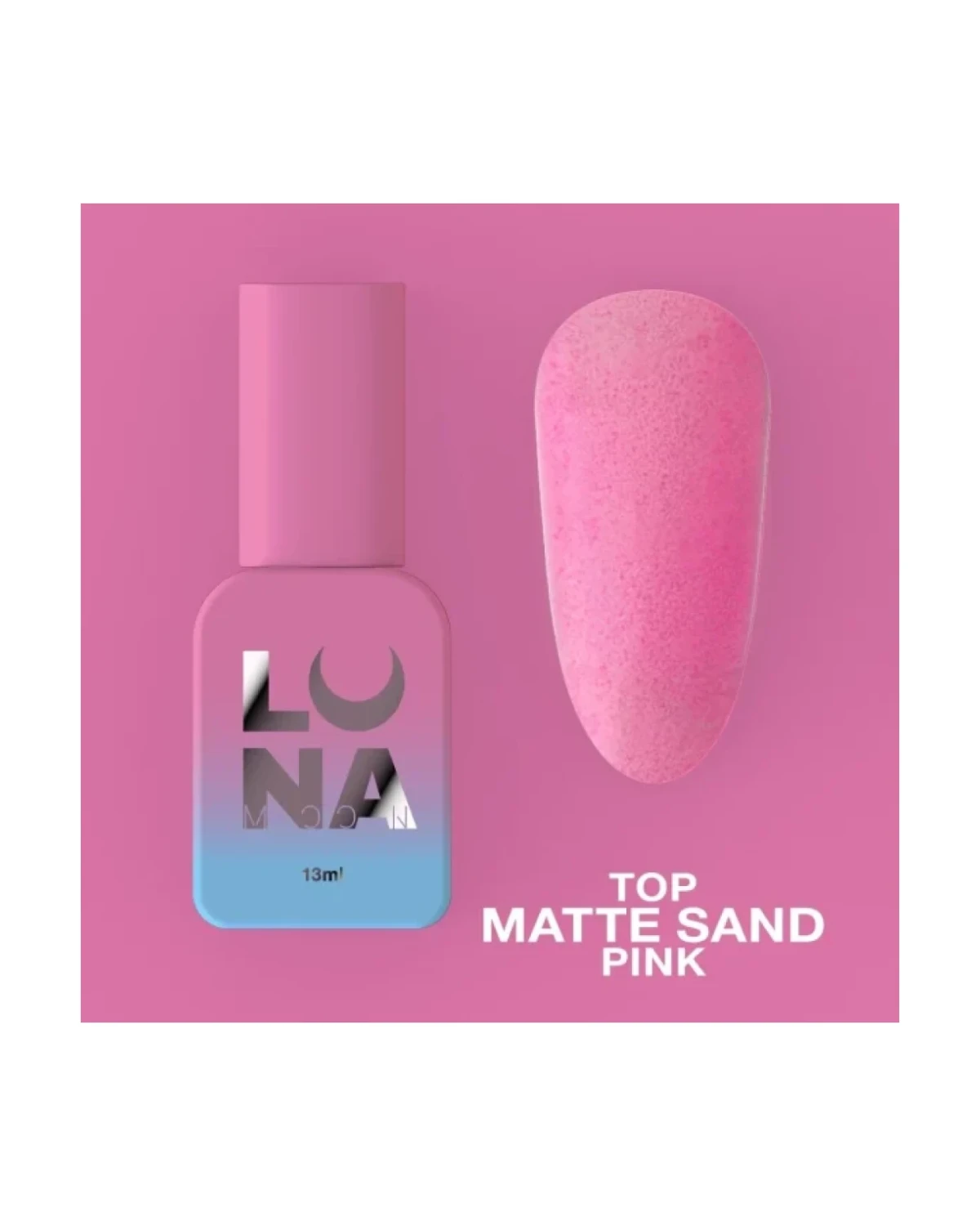 Top Matte Sand Pink 13ml - producto profesional de uñas en Canarias