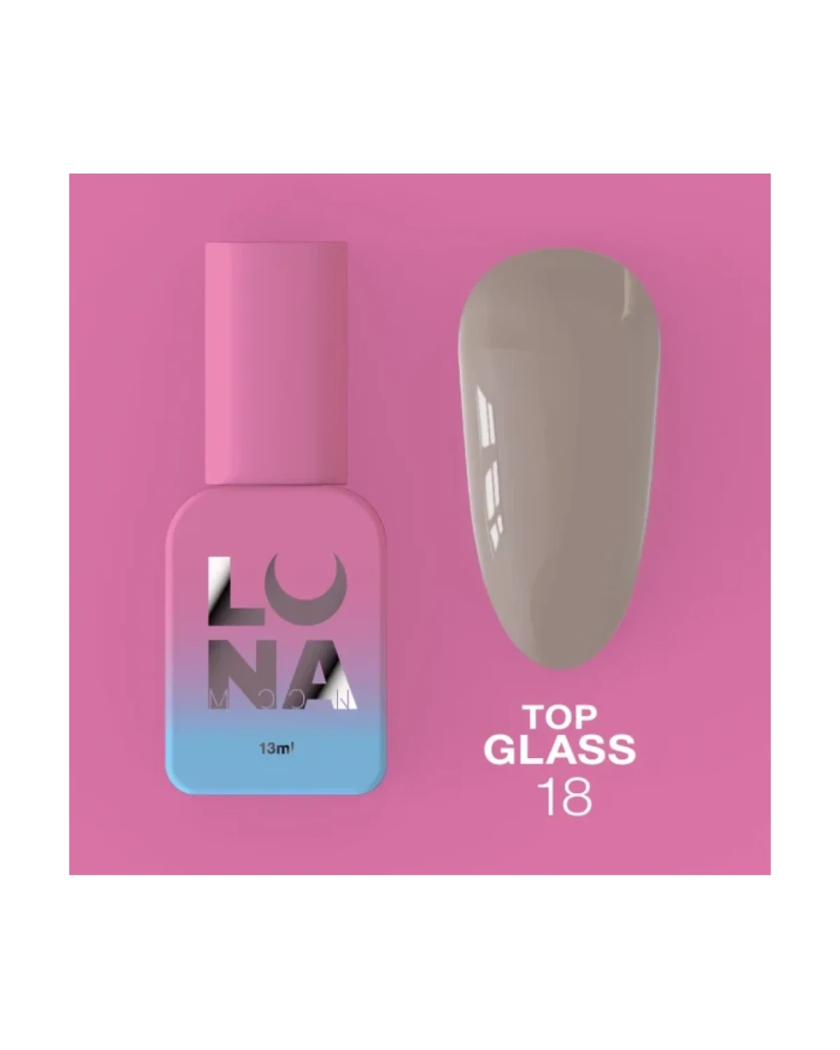 Top Glass nr18 13ml - producto profesional de uñas en Canarias