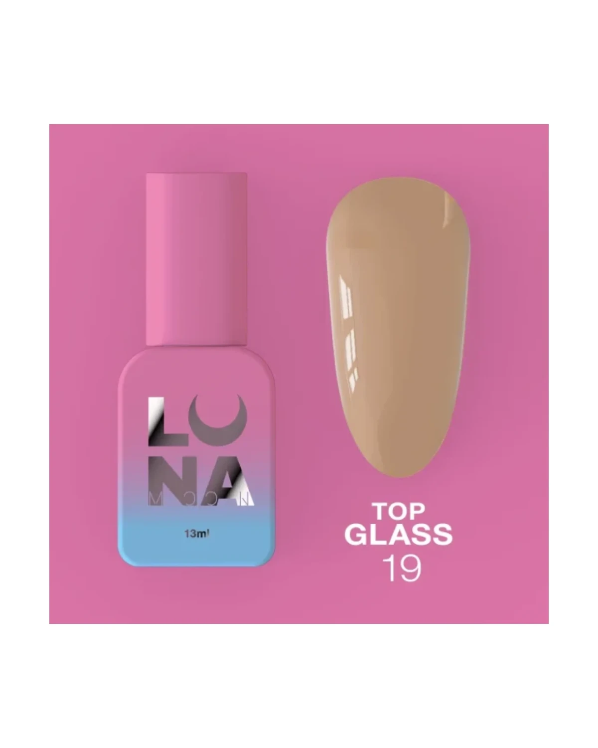 Top Glass nr19 13ml - producto profesional de uñas en Canarias