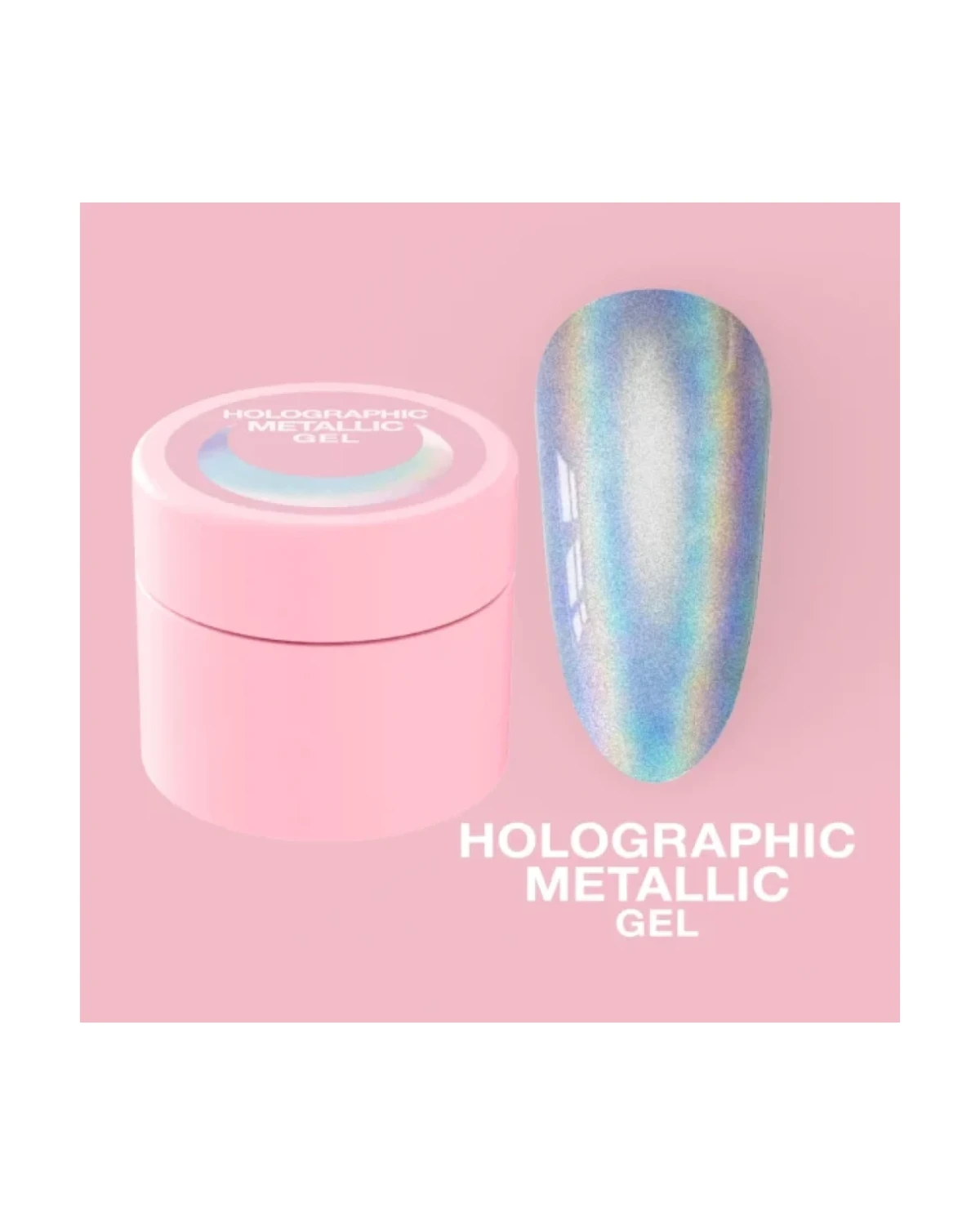 Holographic Metallic Gel 5ml - producto profesional de uñas en Canarias
