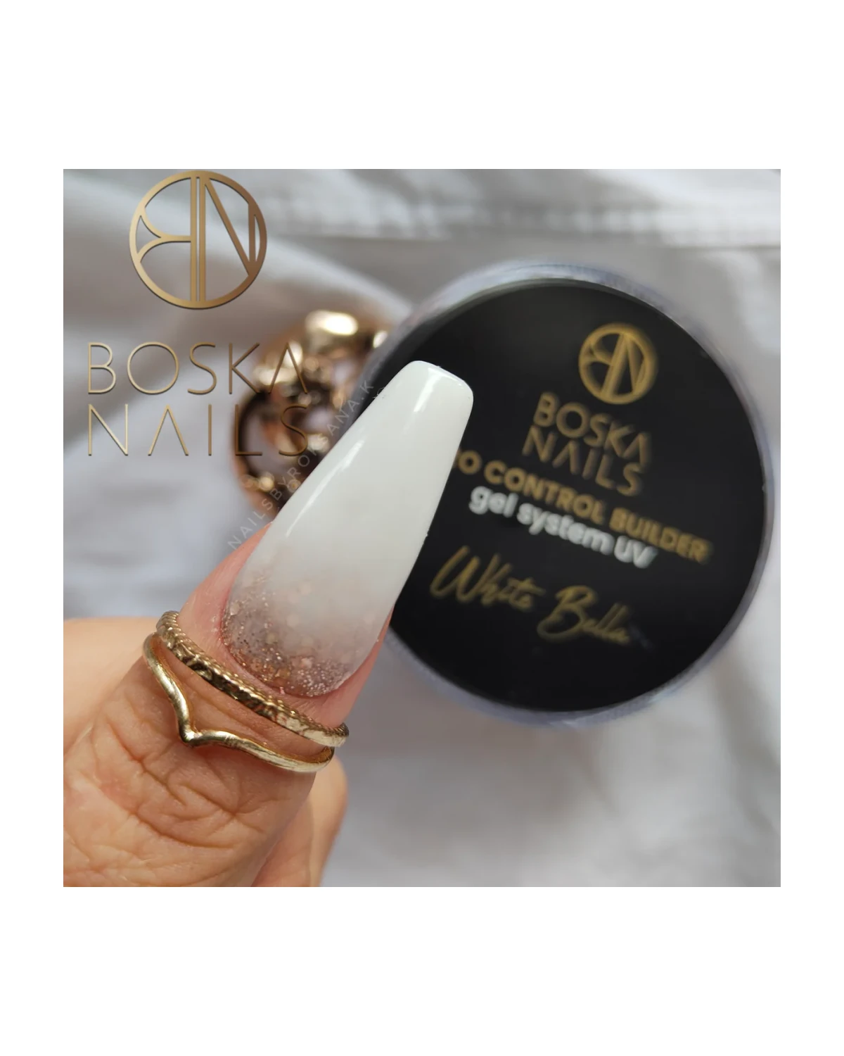 Imagen adicional de Gel Constructor UV White Bella - 15 ml