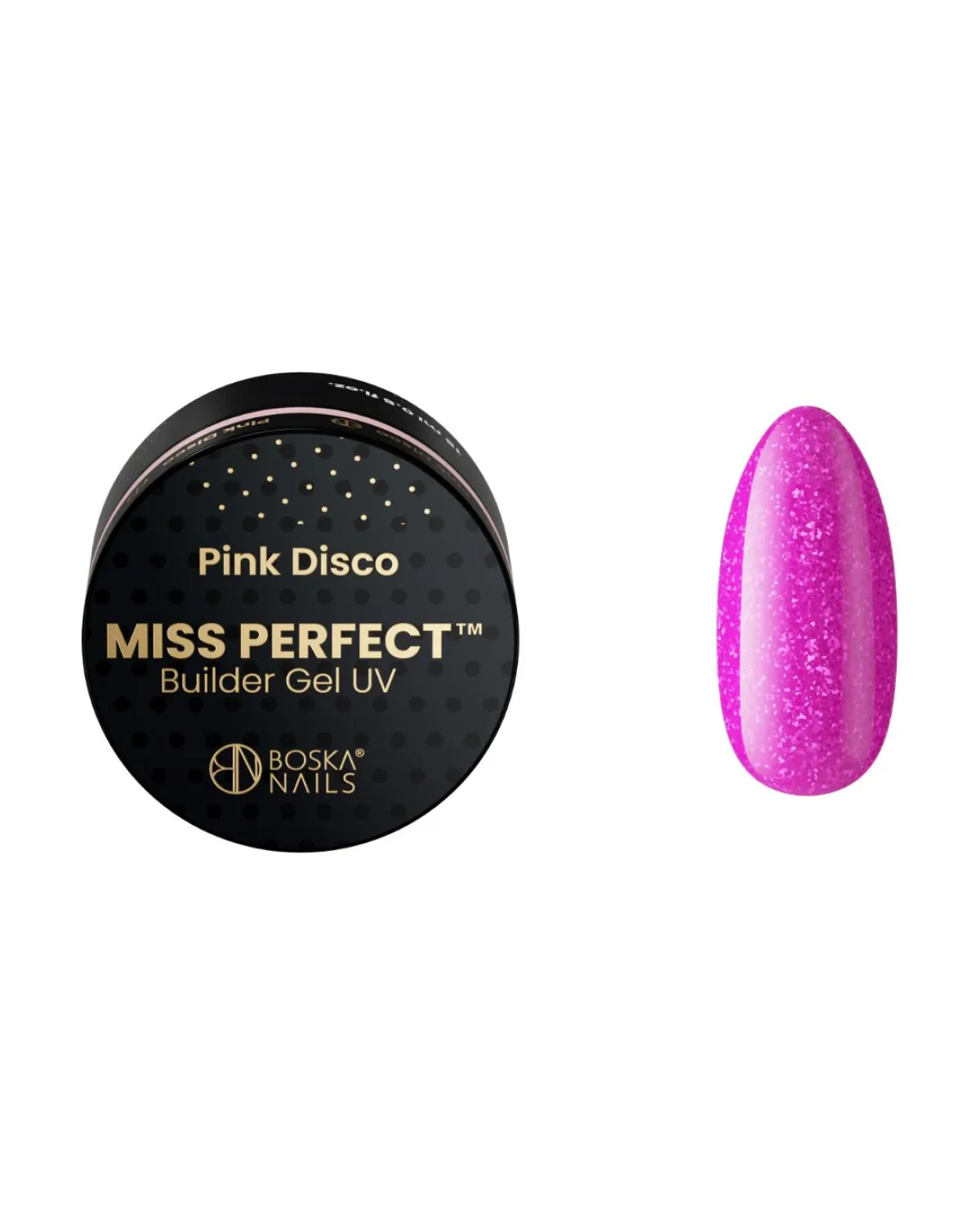 Imagen adicional de Gel Constructor UV Pink Disco - 15ml