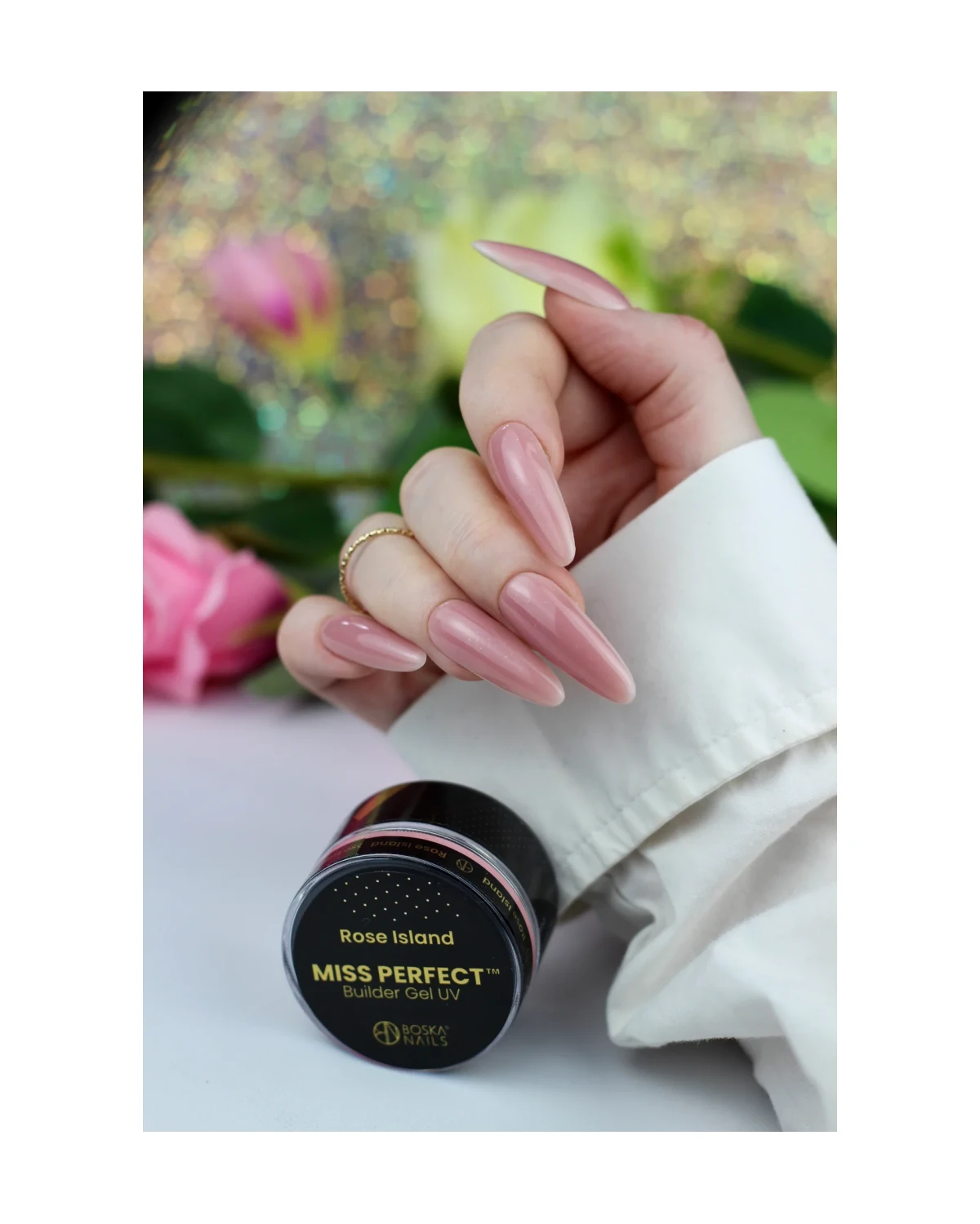 Imagen adicional de Gel Constructor UV Rose Island - 15 ml