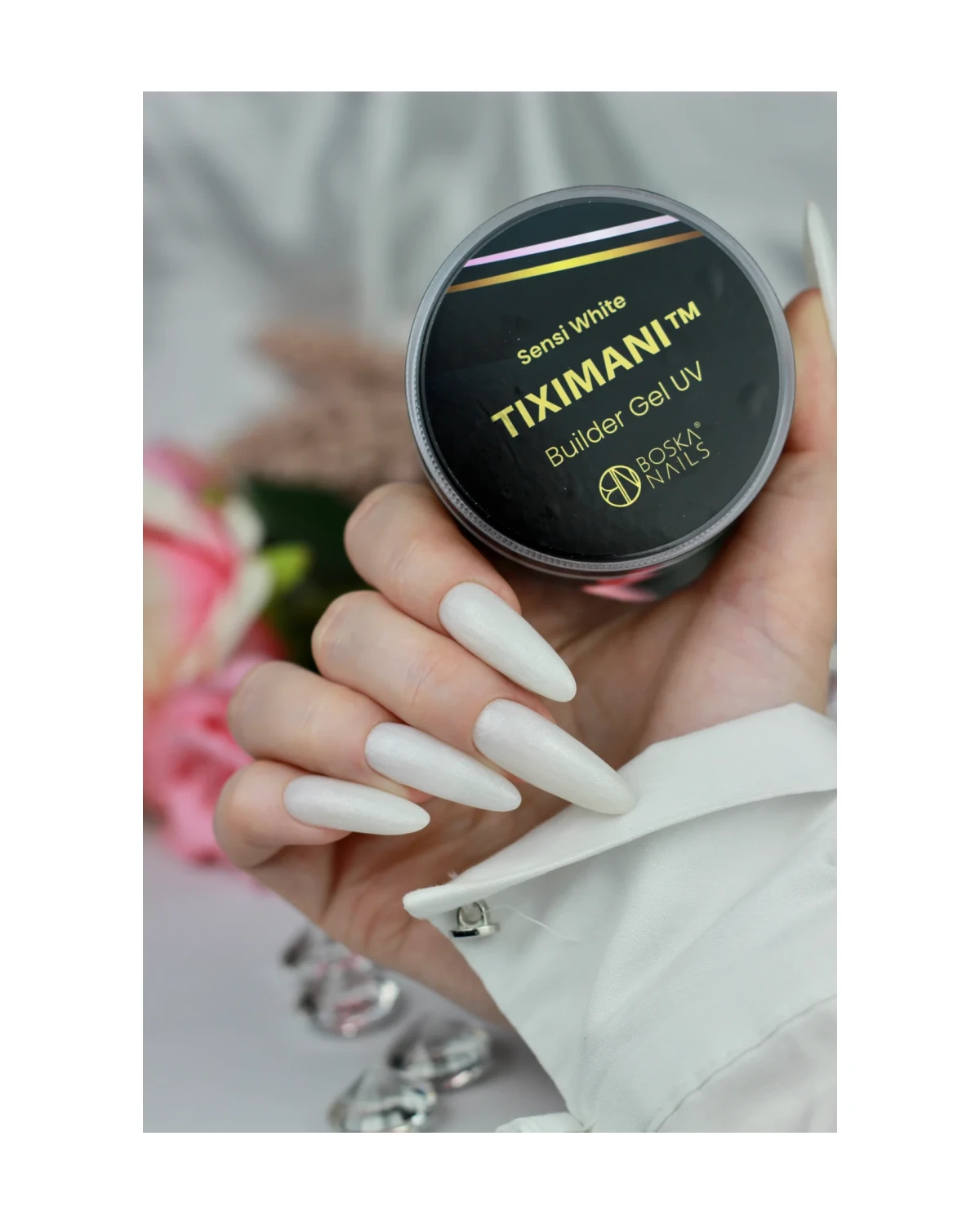 Imagen adicional de Gel Constructor UV Sensi White - 15ml
