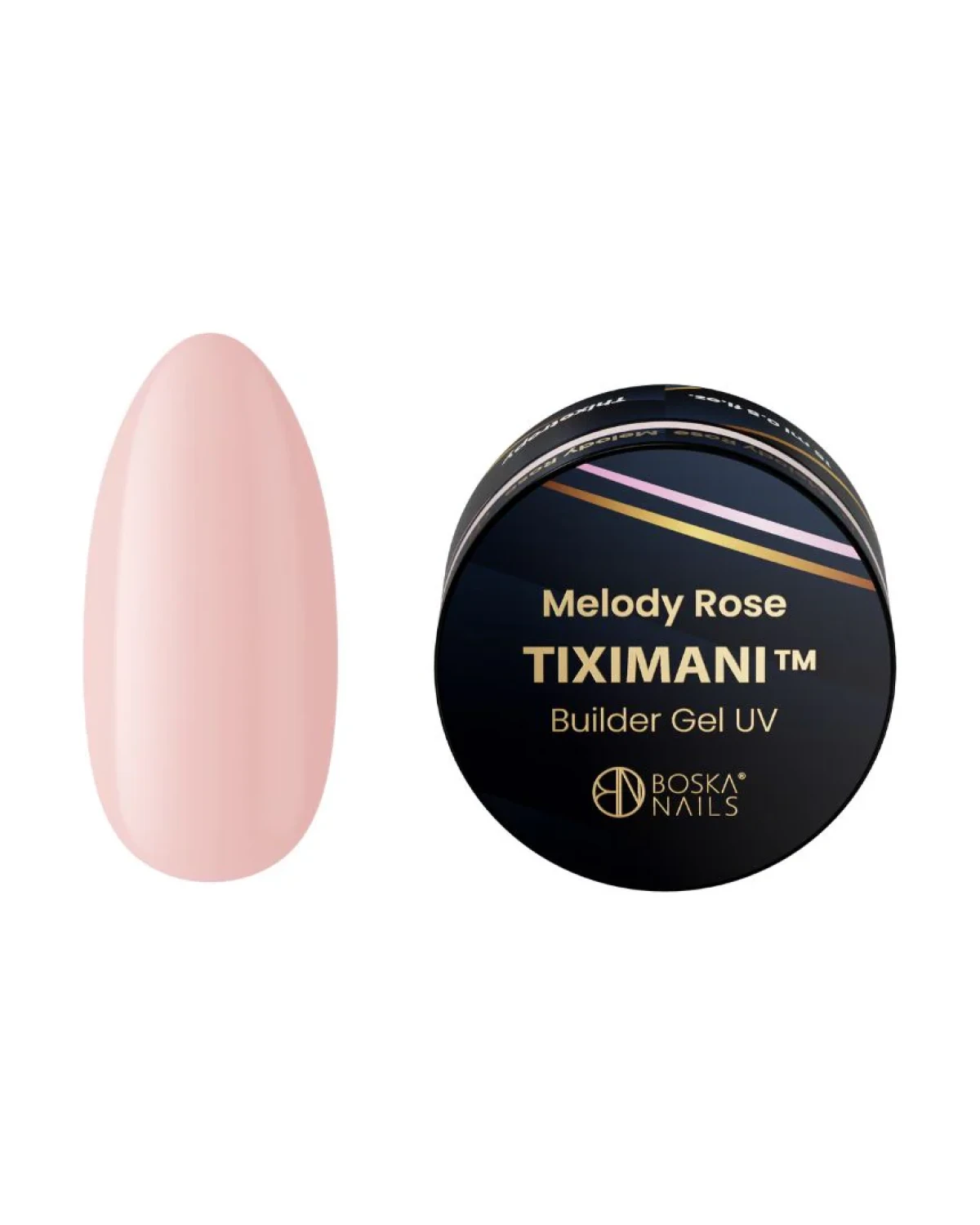 Imagen adicional de Gel Constructor UV Melody Rose - 15ml