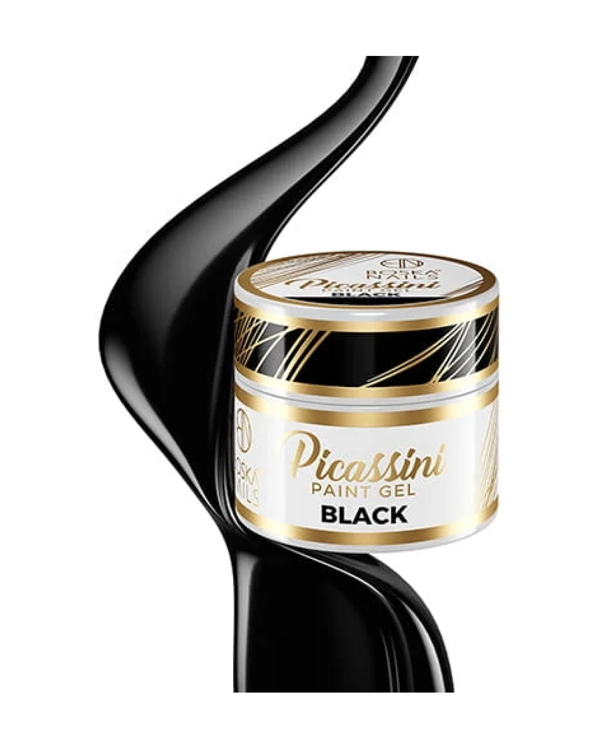 Gel Picassini Negro - 5ml - producto profesional de uñas en Canarias