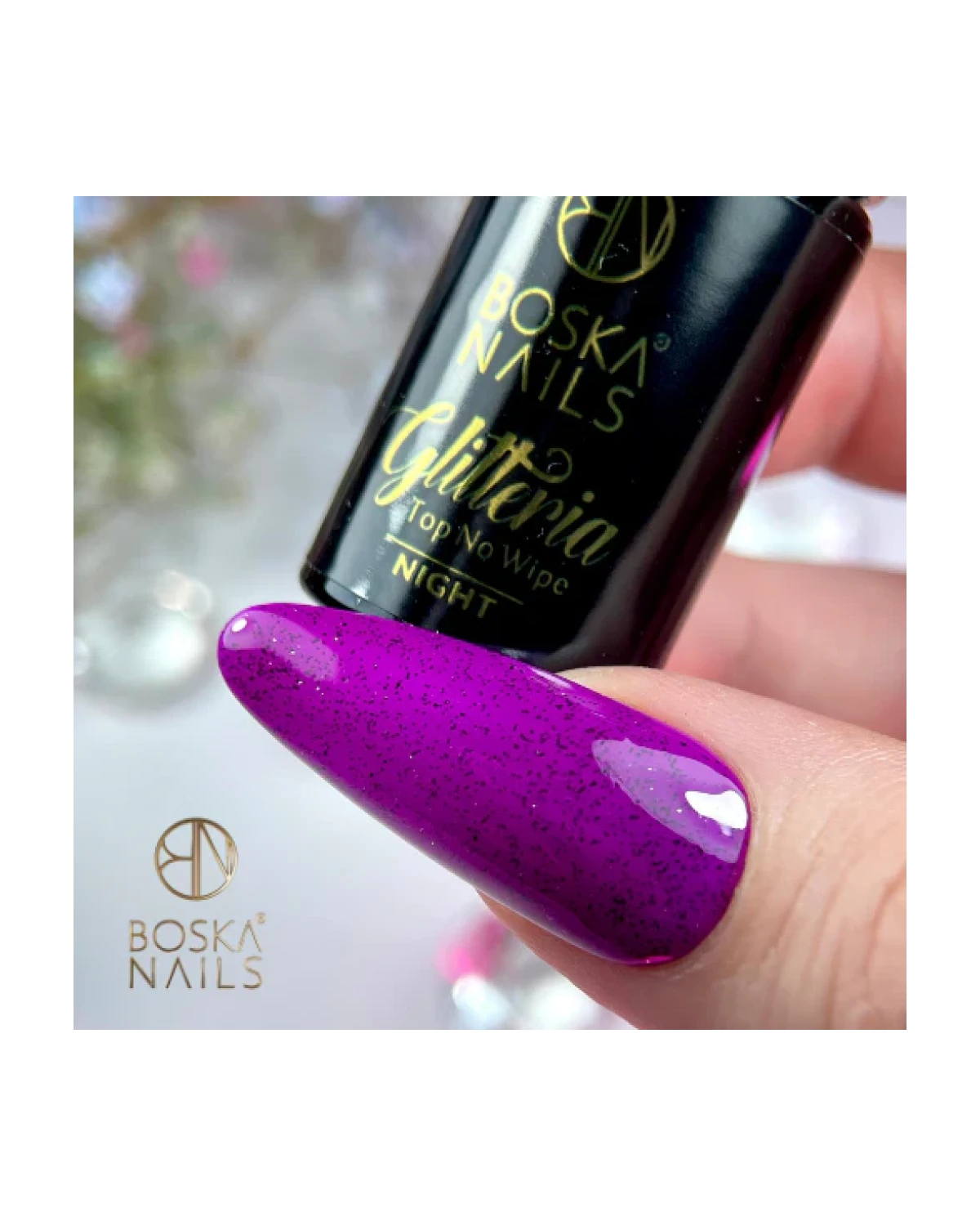 Imagen adicional de Top Coat Glitteria Night No Wipe - 6ml