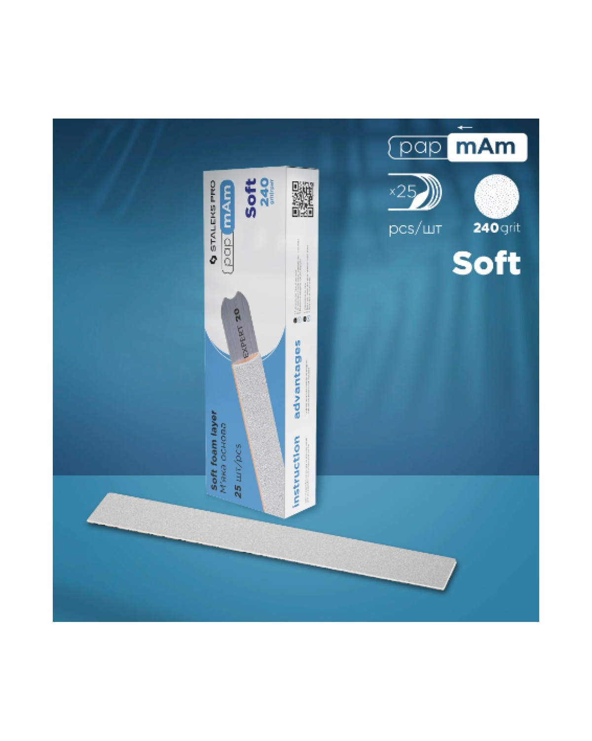 Estuche para limas desechables Staleks, ) EXPERT 20 DFCE-20-240/25w - producto profesional de uñas en Canarias