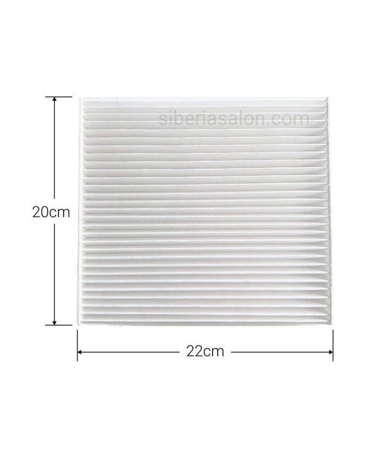 Filtro Hepa para aspirador Siberia 20*22 sobremesa e integrable - producto profesional de uñas en Canarias