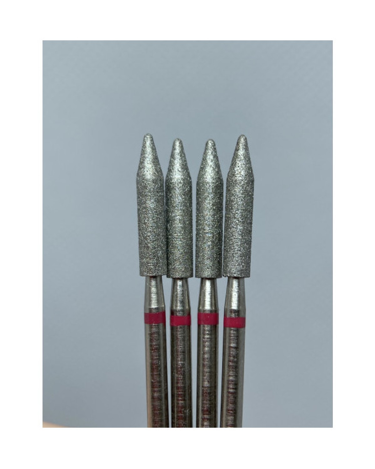 FRESA DE DIAMANTE - BALA LARGA ROJA - producto profesional de uñas en Canarias