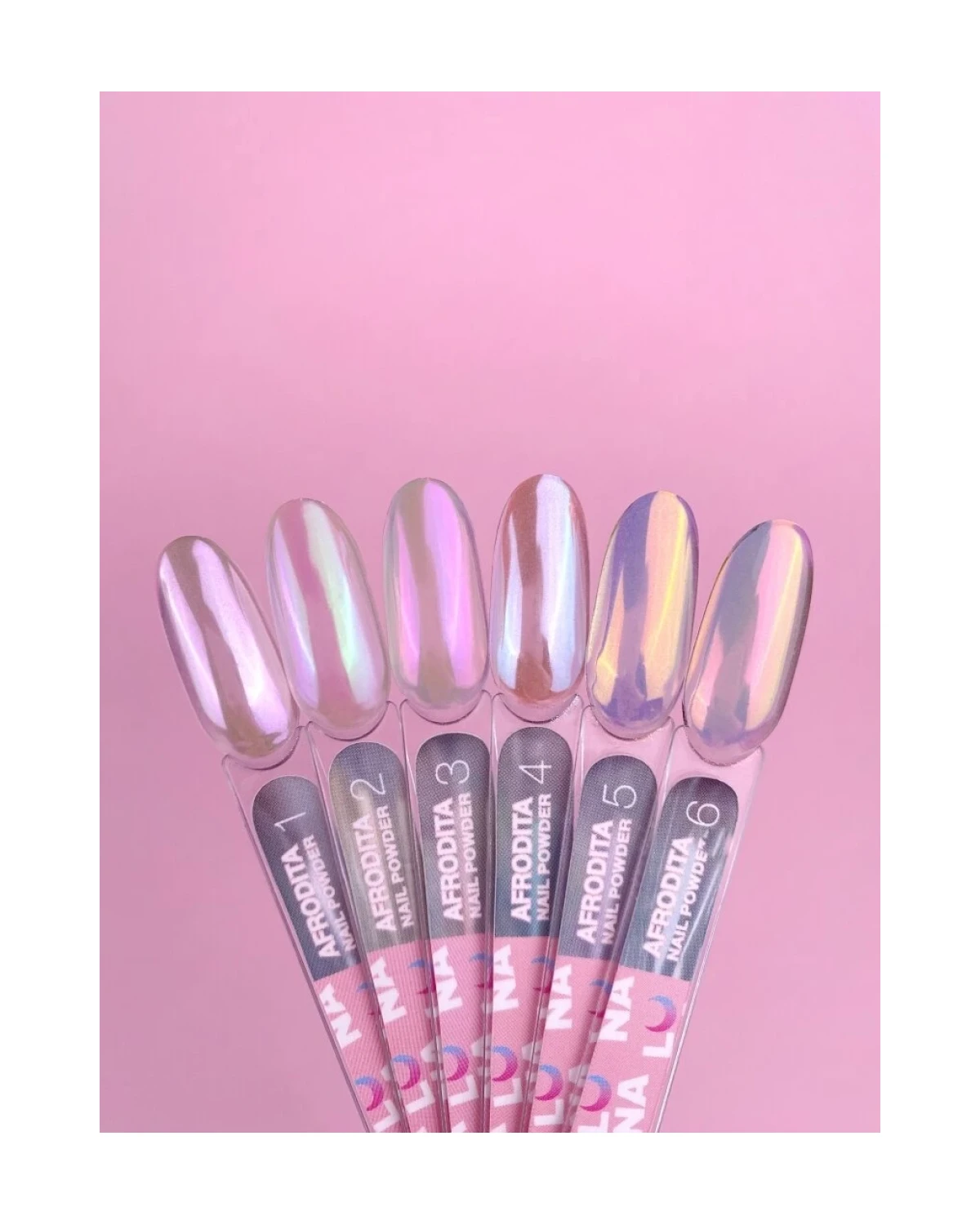 Imagen adicional de Afrodita Nail Powder Set 6pcs