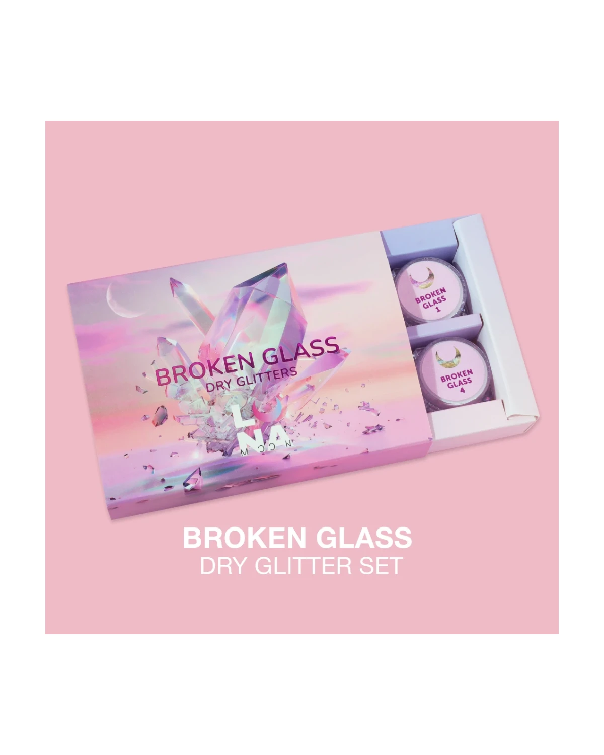 Imagen adicional de Juego de purpurina seca Broken Glass 6 piezas