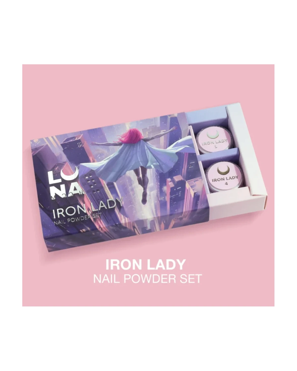 Imagen adicional de Iron Lady Nail Powder Set 6 pcs
