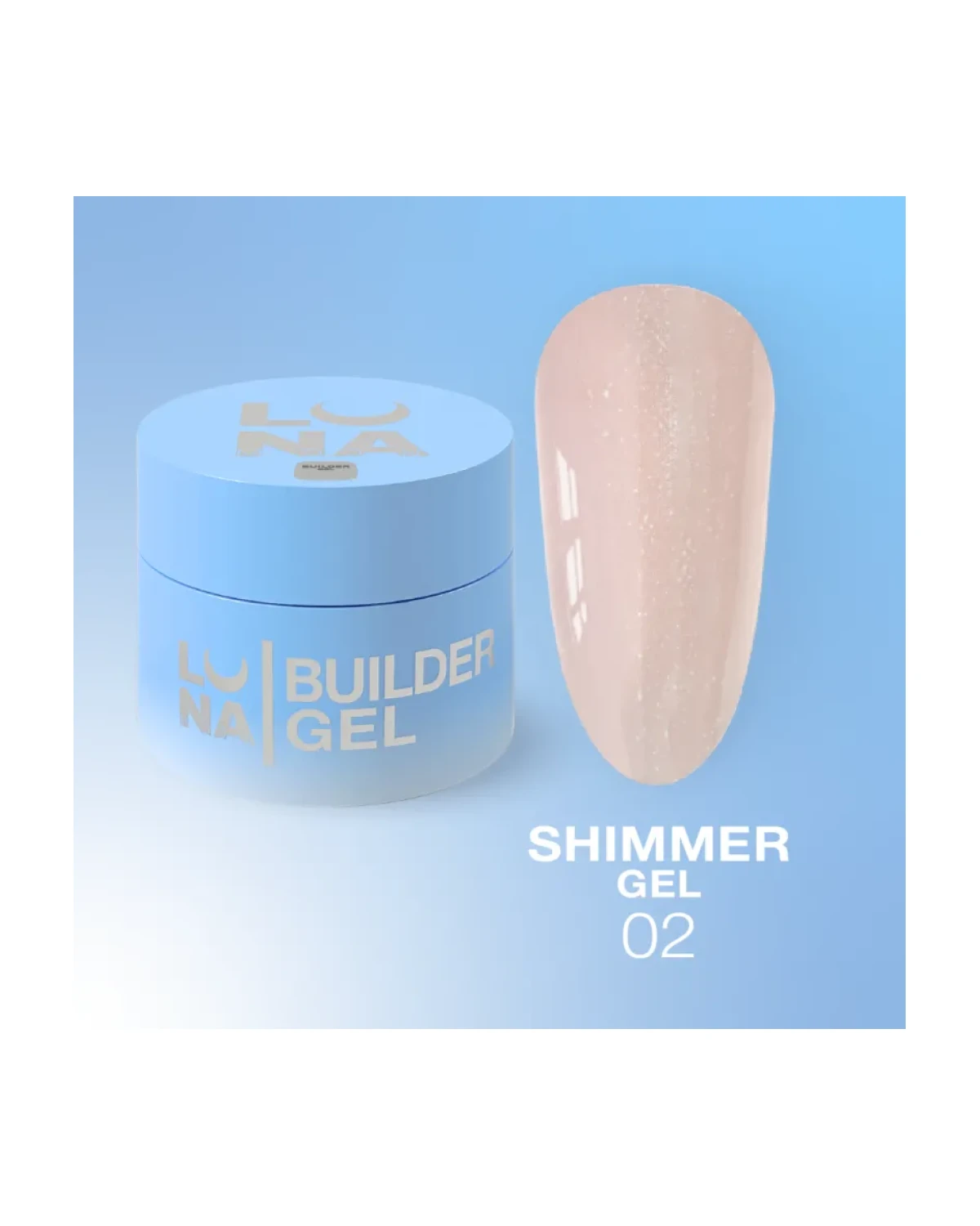 Imagen adicional de LUNAmoon Shimmer Gel №2. 30ml.