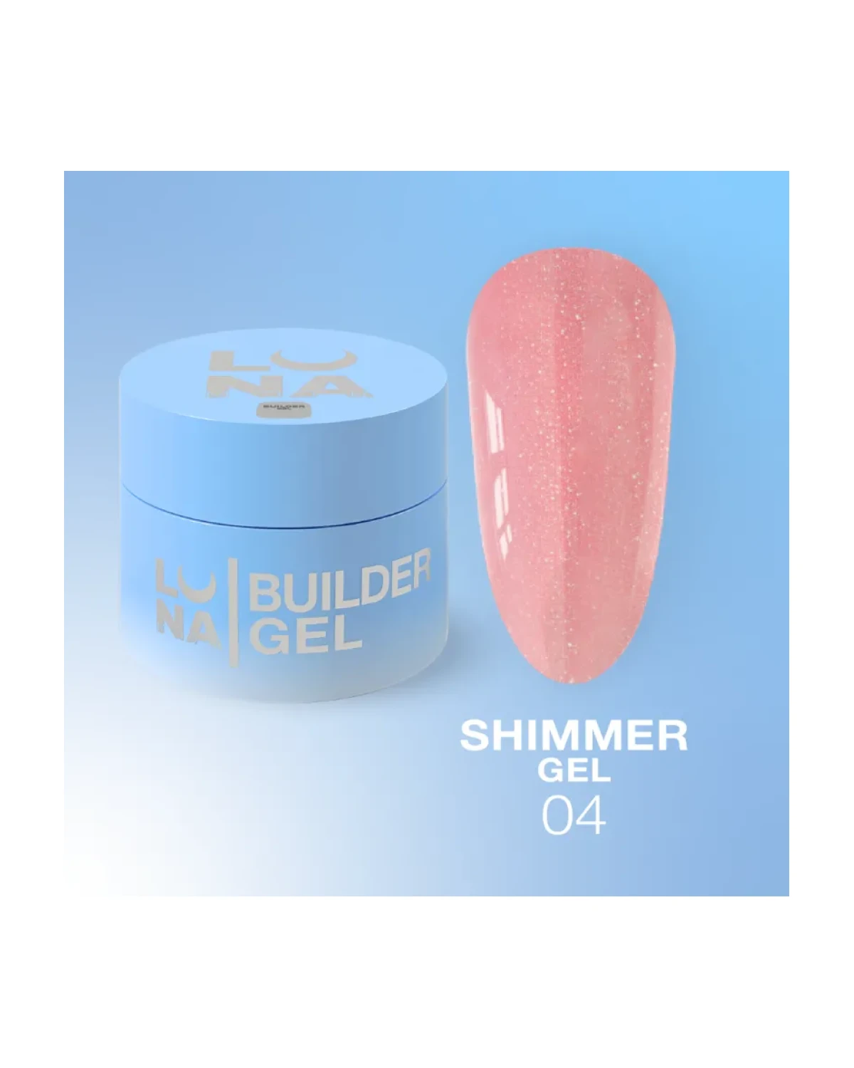 Imagen adicional de LUNAmoon Shimmer Gel №4. 30ml.