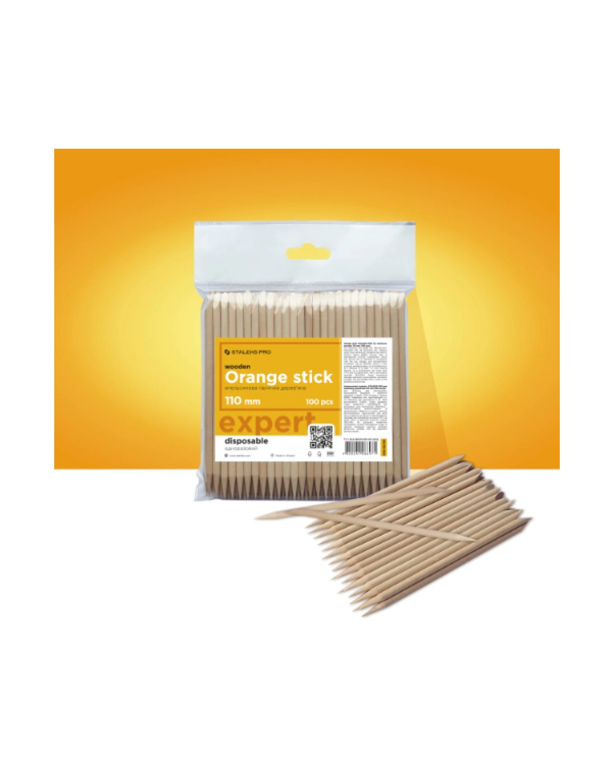 Palitos de naranjo Staleks DOS-30/100 - producto profesional de uñas en Canarias
