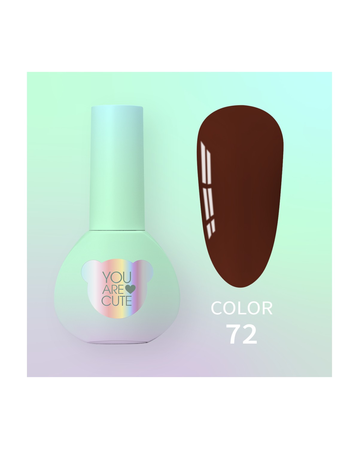Imagen adicional de YOUARECUTE Color nr72 5ml