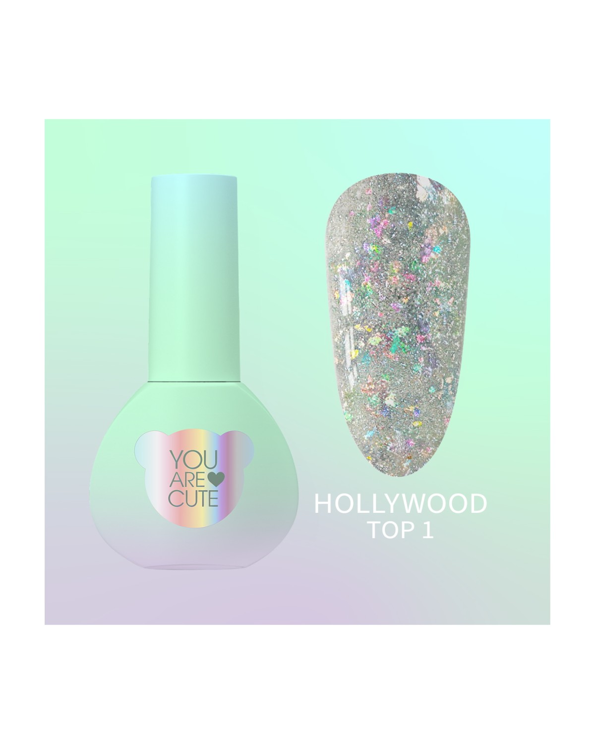 YOUARECUTE Top Hollywood nr1 5ml - producto profesional de uñas en Canarias