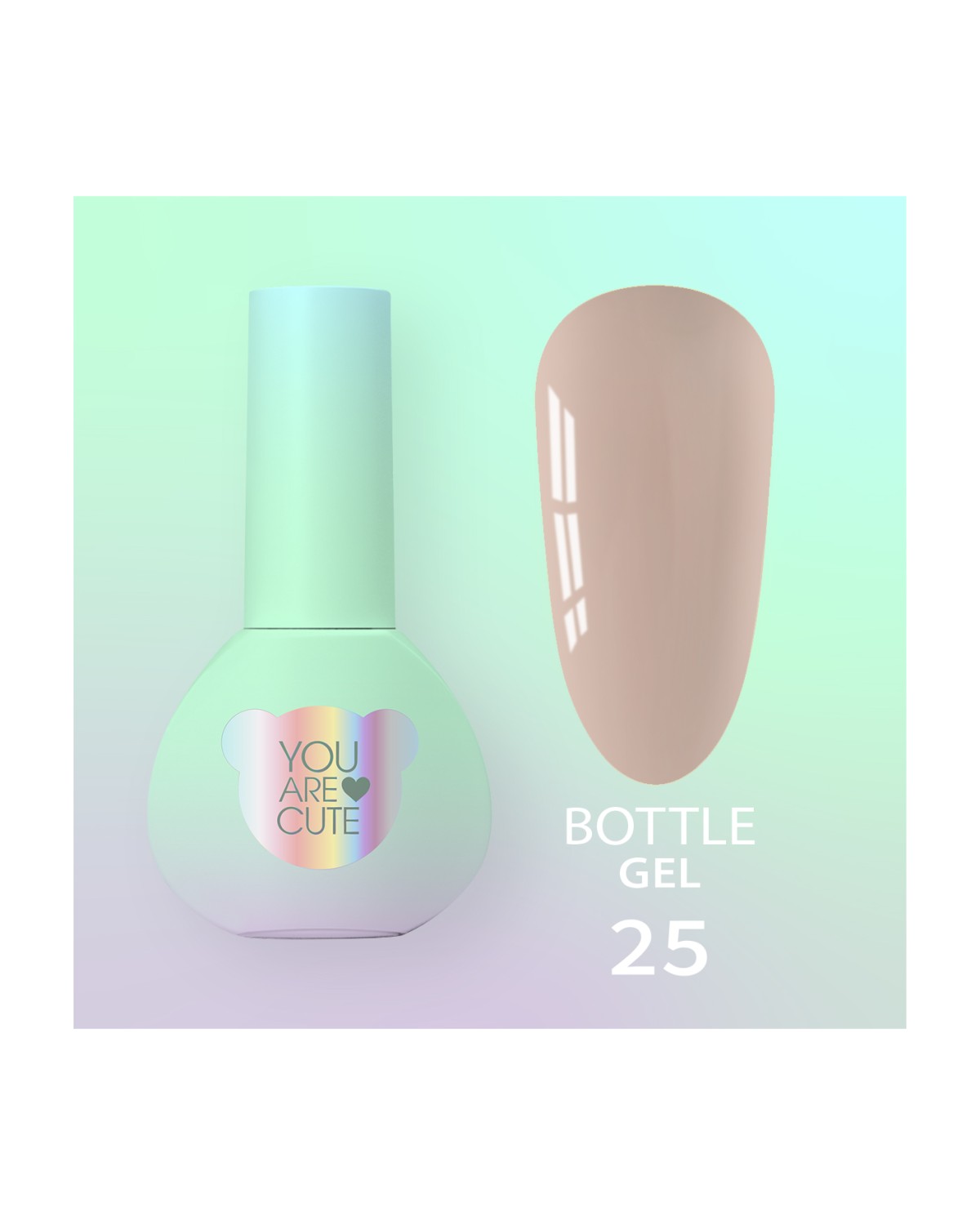 Imagen adicional de YOUARECUTE Bottle Gel nr25 5ml